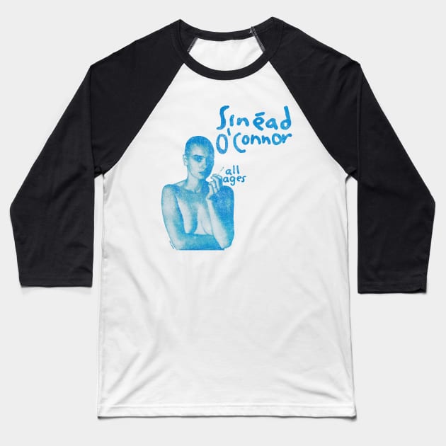 Sinead Oconnor || Blue Vintage Baseball T-Shirt by Lavein